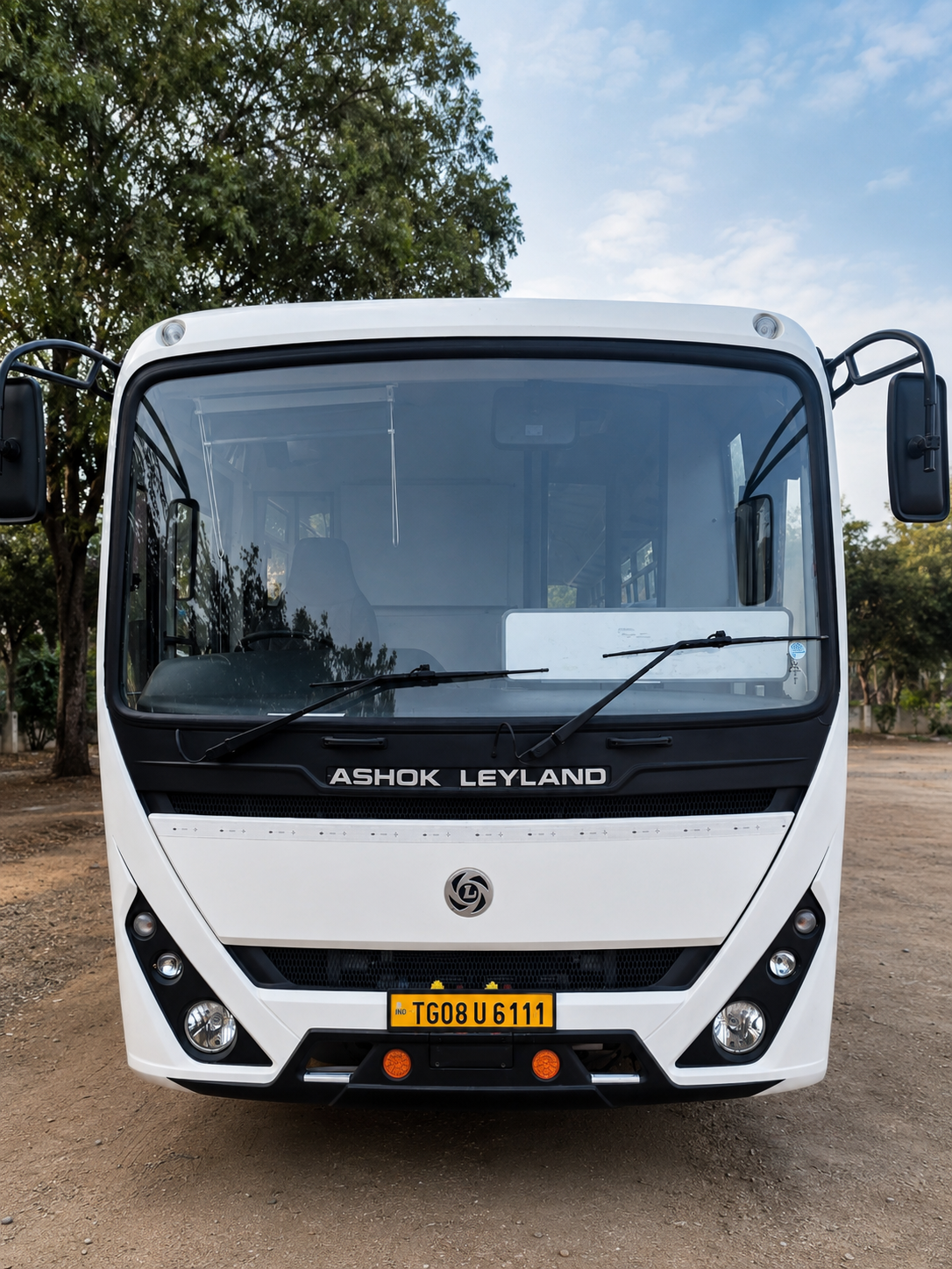 40 Seater Bus for hire in Hyderabad by Mega City Tours and Travells.