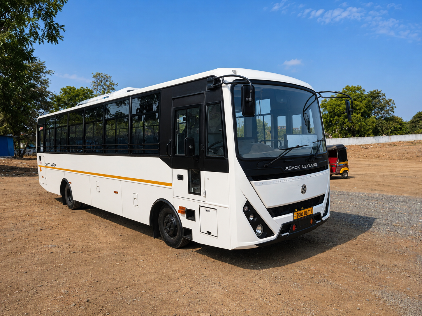 40 Seater Bus for hire in Hyderabad by Mega City Tours and Travells.
