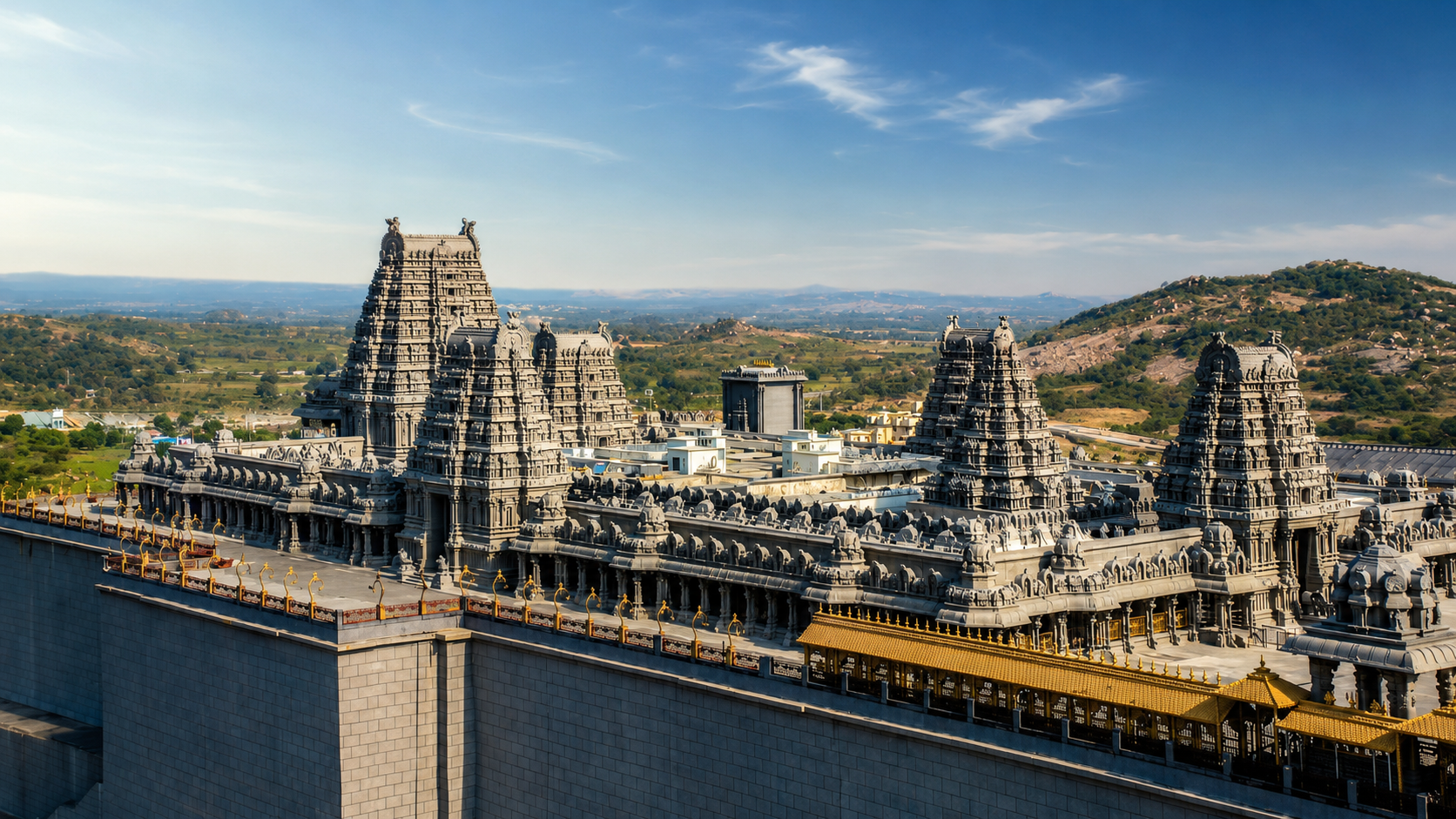Hyderabad to Yadadri - Mega City Tours & Travells