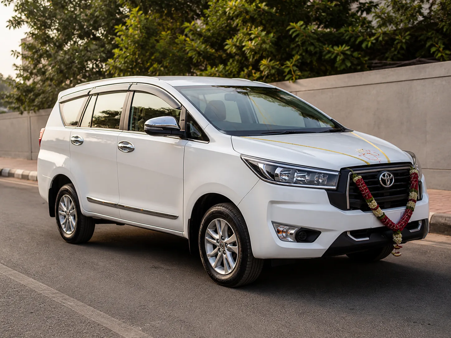 Innova Crysta for family and outstation trips in Hyderabad.